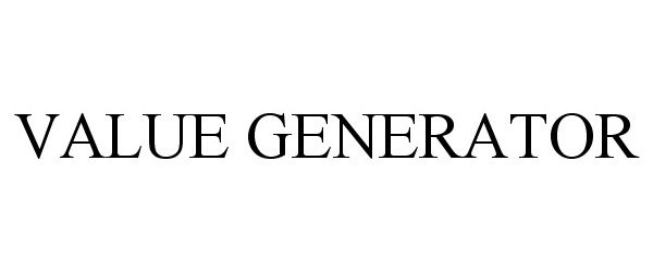  VALUE GENERATOR