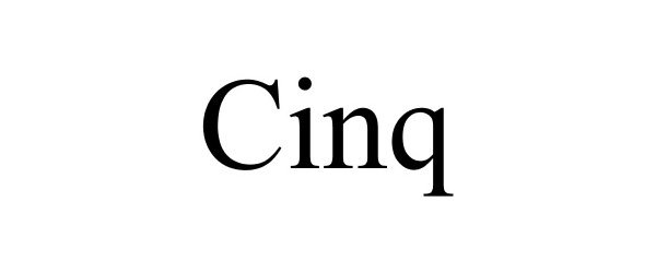 Trademark Logo CINQ