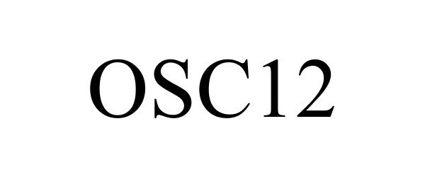 Trademark Logo OSC12