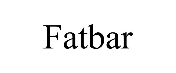 Trademark Logo FATBAR
