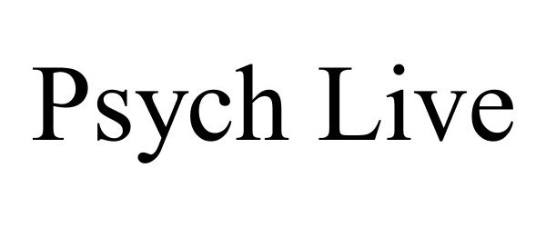 Trademark Logo PSYCH LIVE