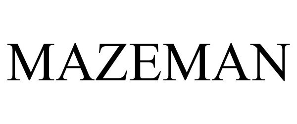 Trademark Logo MAZEMAN