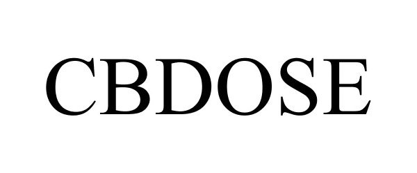  CBDOSE