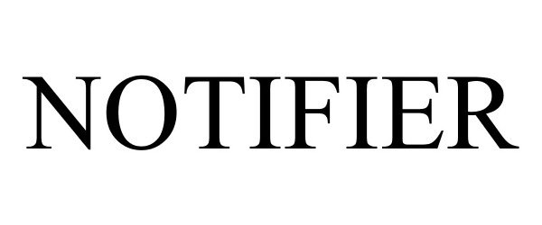 Trademark Logo NOTIFIER