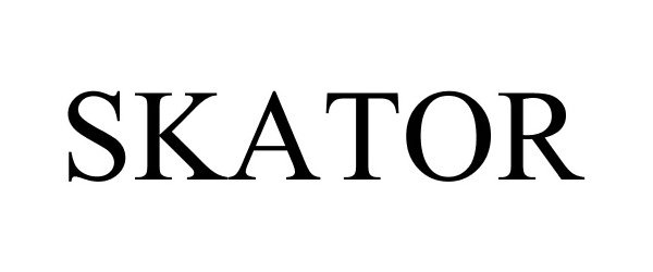 Trademark Logo SKATOR