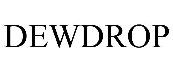 Trademark Logo DEWDROP