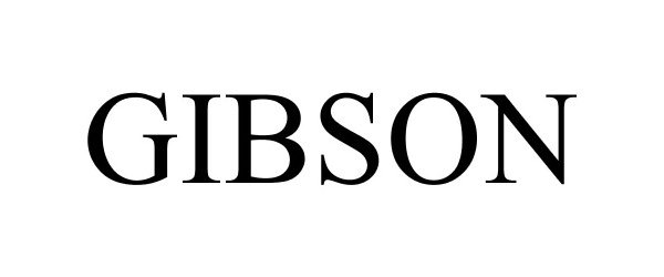 Trademark Logo GIBSON
