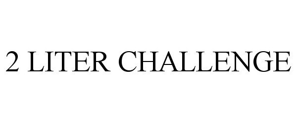 Trademark Logo 2 LITER CHALLENGE