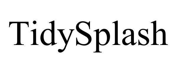 Trademark Logo TIDYSPLASH