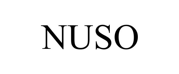 Trademark Logo NUSO