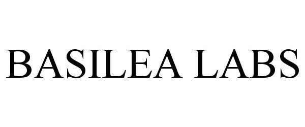 Trademark Logo BASILEA LABS