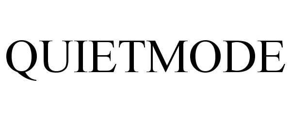 Trademark Logo QUIETMODE