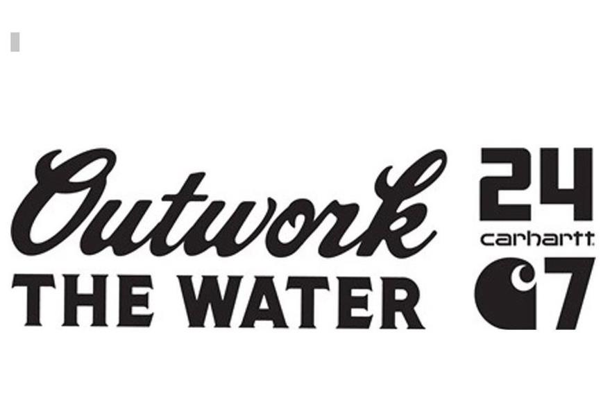 Trademark Logo OUTWORK THE WATER 24 7 CARHARTT