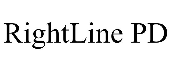 Trademark Logo RIGHTLINE PD