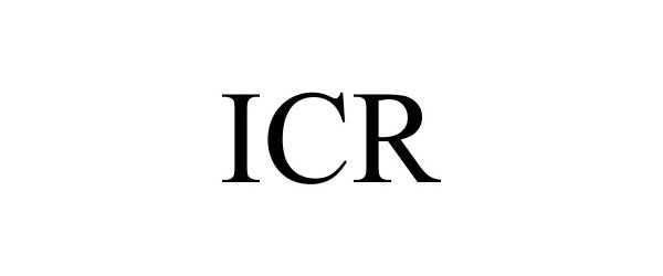 Trademark Logo ICR