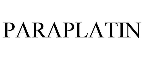 Trademark Logo PARAPLATIN