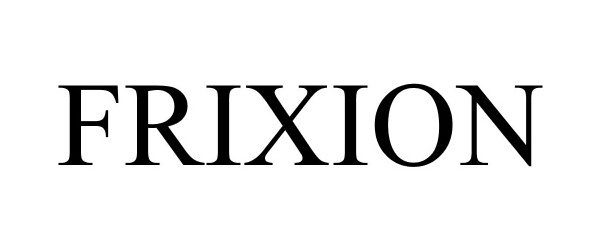 Trademark Logo FRIXION