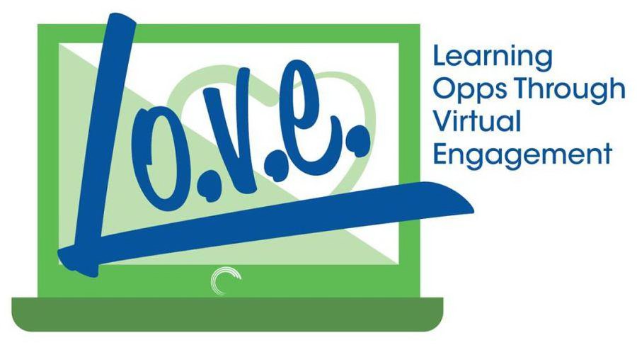 Trademark Logo L.O.V.E. LEARNING OPPS THROUGH VIRTUAL ENGAGEMENT
