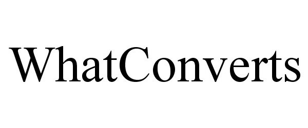 Trademark Logo WHATCONVERTS