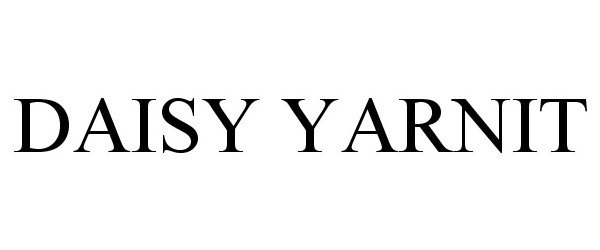 Trademark Logo DAISY YARNIT