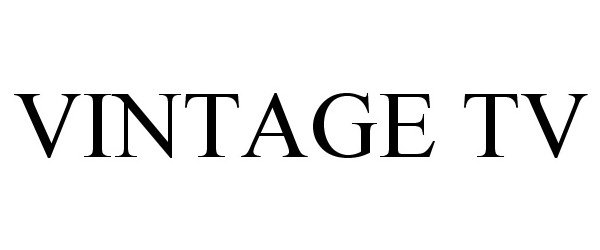 Trademark Logo VINTAGE TV