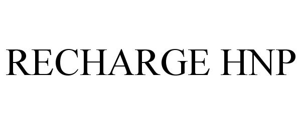 Trademark Logo RECHARGE HNP