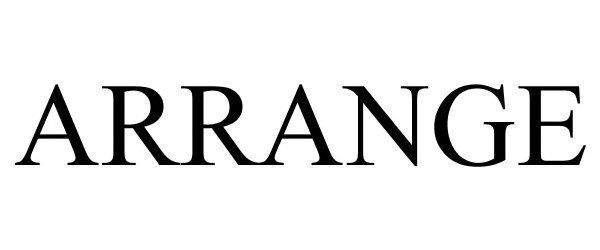 Trademark Logo ARRANGE