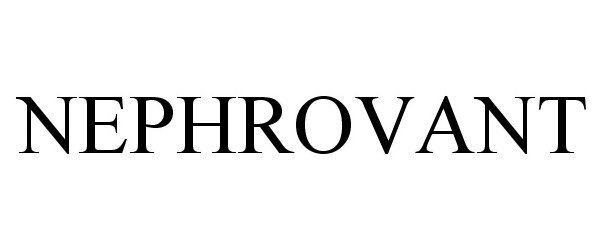 Trademark Logo NEPHROVANT