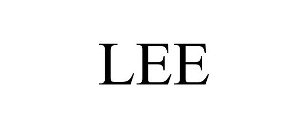 Trademark Logo LEE