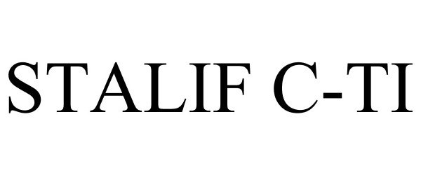 Trademark Logo STALIF C-TI