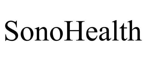 Trademark Logo SONOHEALTH