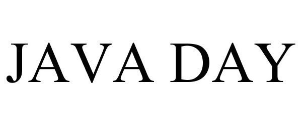 Trademark Logo JAVA DAY