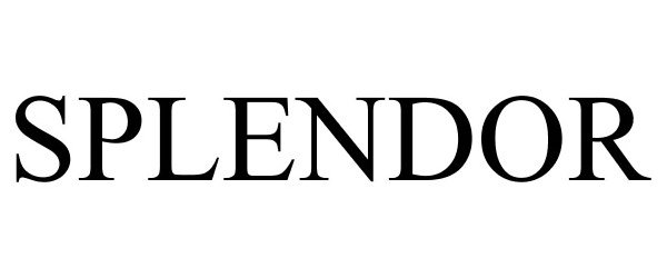 Trademark Logo SPLENDOR