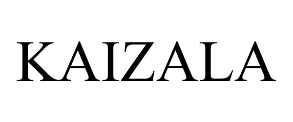 Trademark Logo KAIZALA