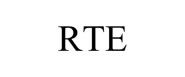 Trademark Logo RTE