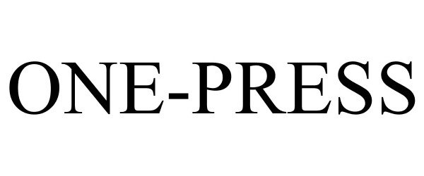 Trademark Logo ONE-PRESS
