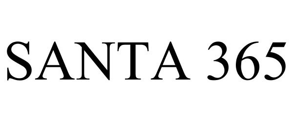Trademark Logo SANTA 365
