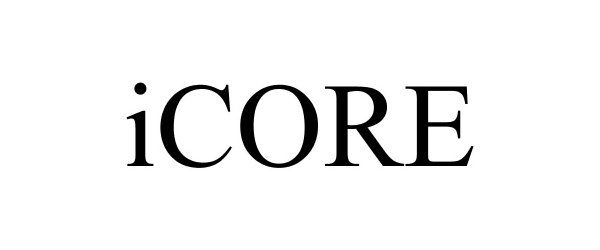 Trademark Logo ICORE
