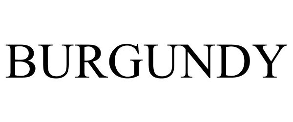 Trademark Logo BURGUNDY