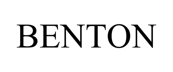 Trademark Logo BENTON