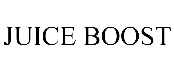 Trademark Logo JUICE BOOST
