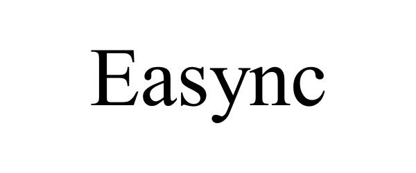 Trademark Logo EASYNC