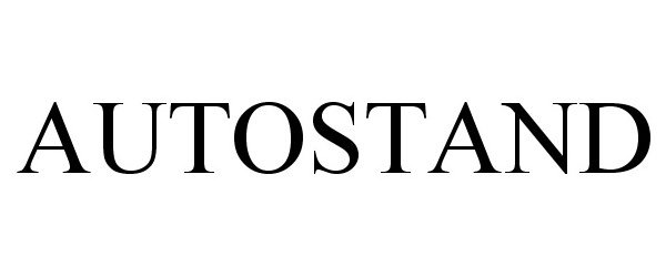 Trademark Logo AUTOSTAND