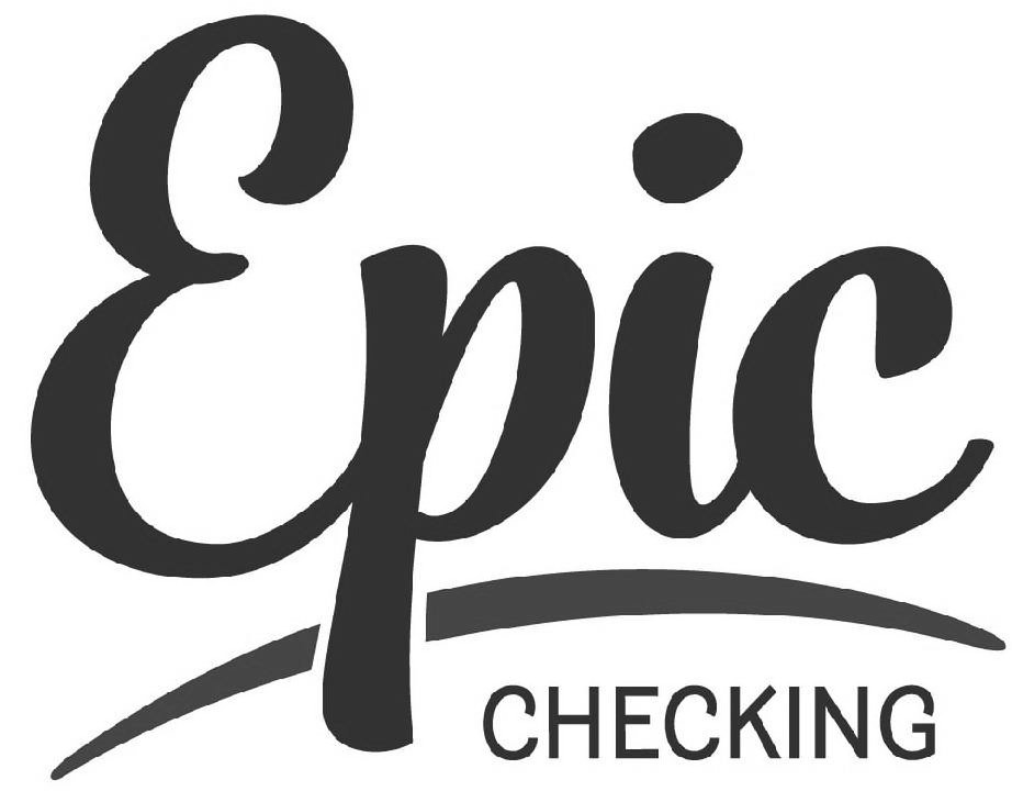 Trademark Logo EPIC CHECKING