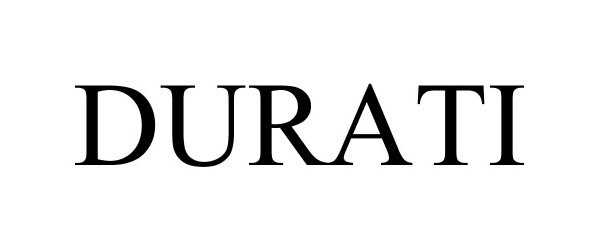 Trademark Logo DURATI