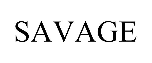 Trademark Logo SAVAGE