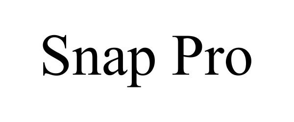 Trademark Logo SNAP PRO