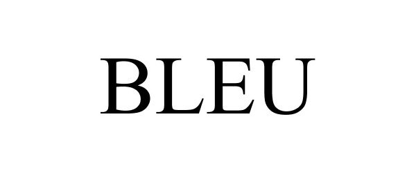Trademark Logo BLEU