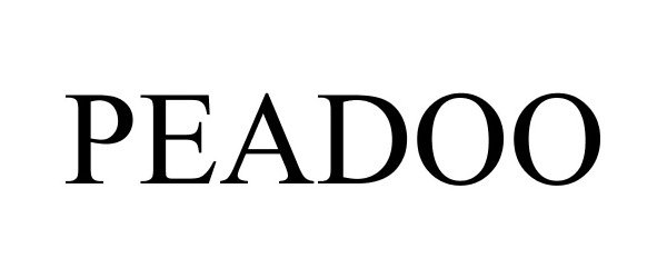 Trademark Logo PEADOO