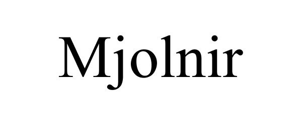 Trademark Logo MJOLNIR